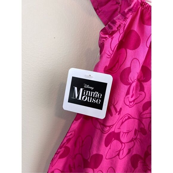 Disney Minnie Mouse Girls Dress 100% Cotton Size 6 NWT - Picture 3 of 5